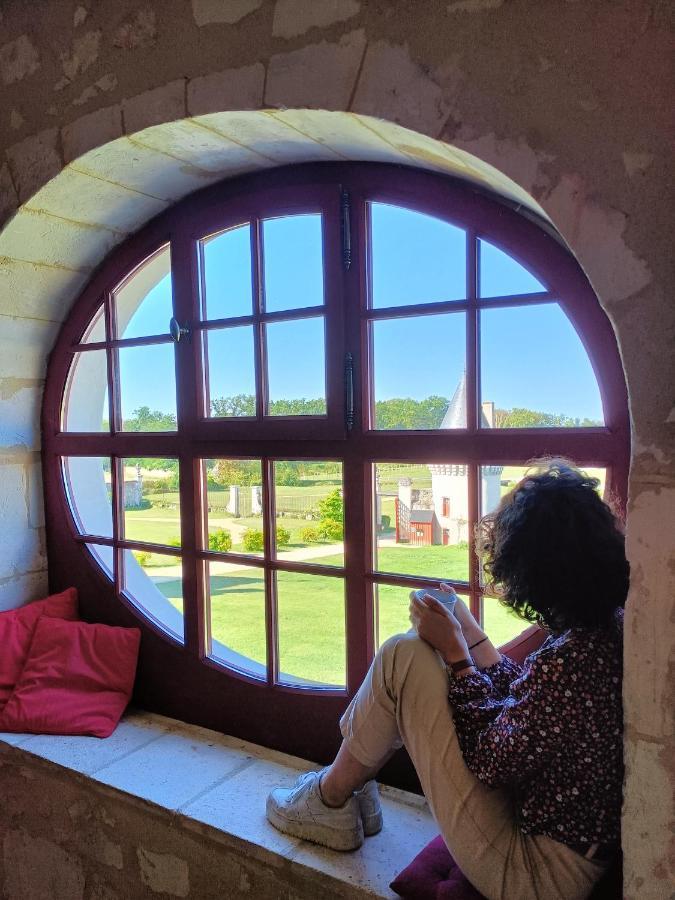 Chambres D'Hotes Au Chateau De Gizeux Exterior foto
