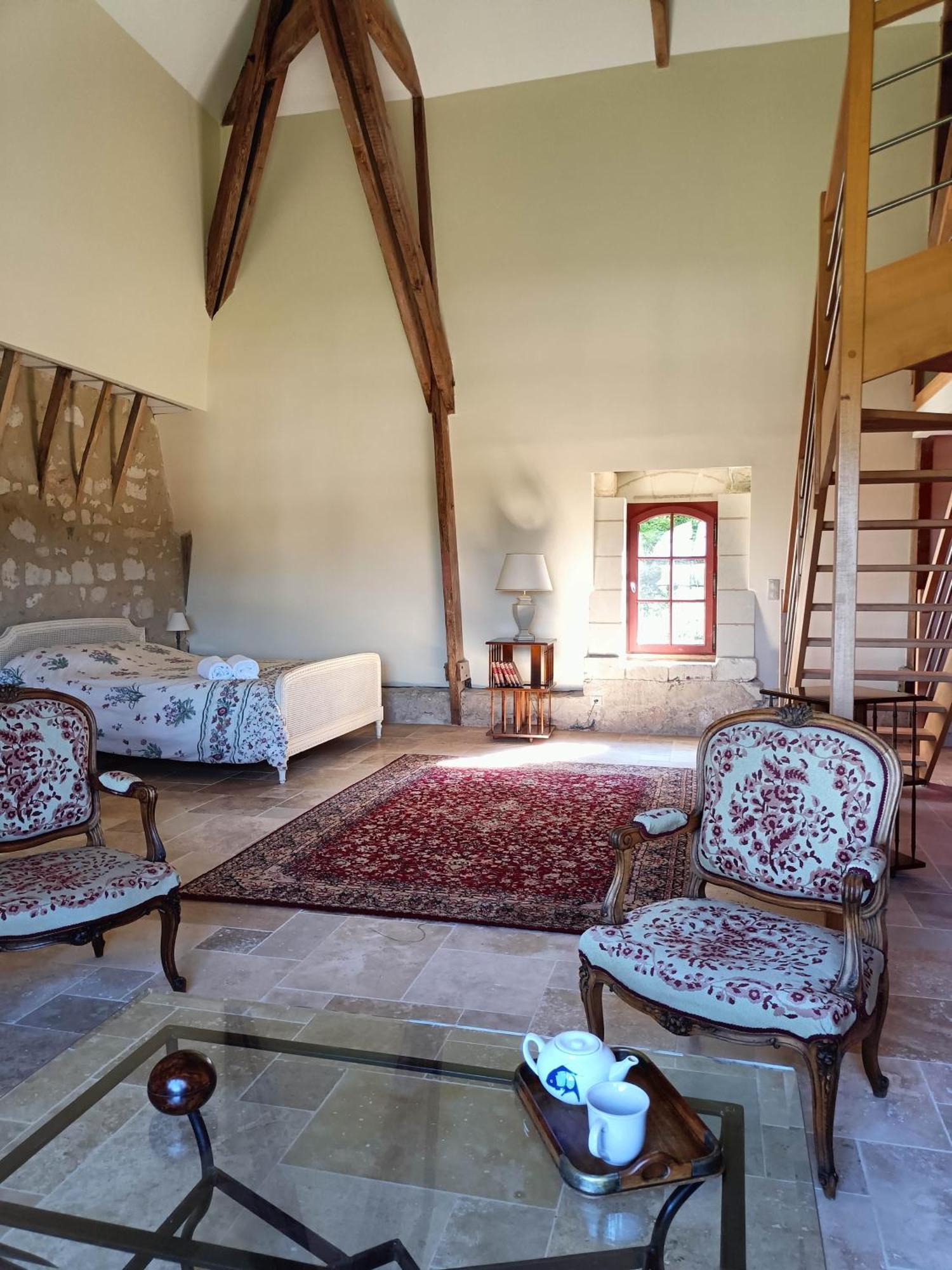 Chambres D'Hotes Au Chateau De Gizeux Exterior foto